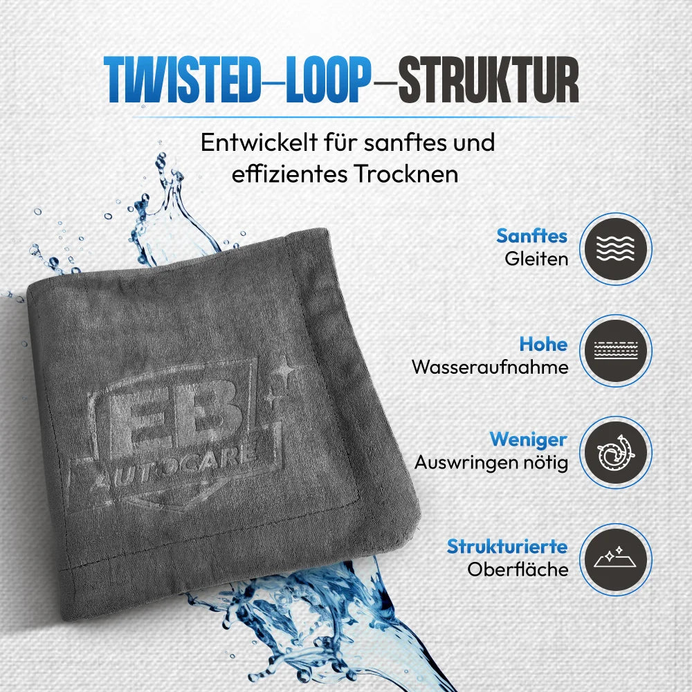 WASSERFEIND – Premium Mikrofaser-Trockentuch 50 × 80 cm